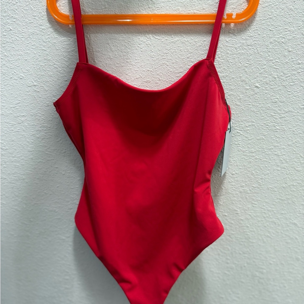 NWT - Negative Underwear Straight neck - CHERRY - One-Piece Swimsuit - sz small